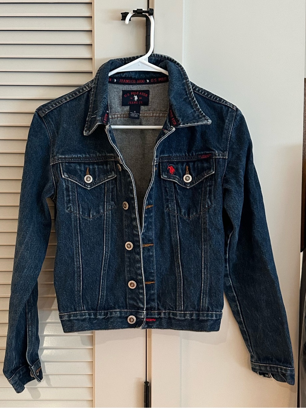 U.S. Polo Assn. Jeans Co. 1890 Vintage Denim Jacket Size S Y2K
